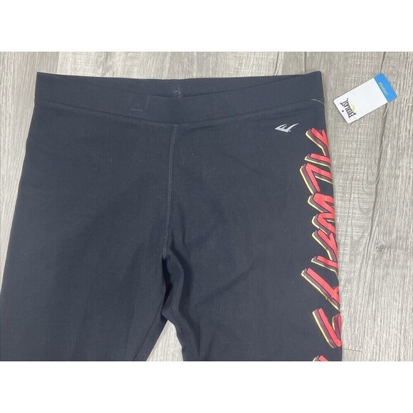 Everlast "Always Ready" Graphic Legging Pants Activewear Black Size 1X NWT - Picture 2 of 6